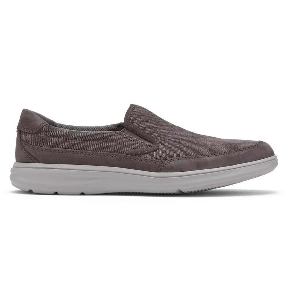 Rockport Canada Beckwith Slip-On - Mens Sneakers Grey (GCU653794)